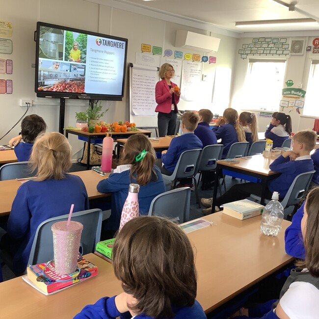 Year 5 visit from West Sussex Growers