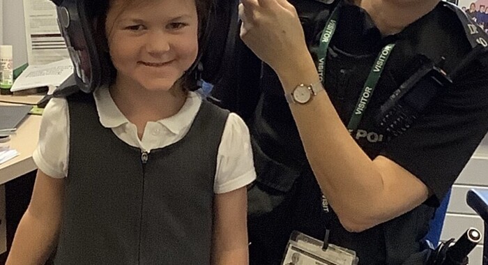 Sunflower Class police visit